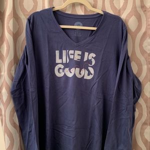 Life Is Good Tops - Life is Good - Cat Life Is Good Tops - Life is Good - Cat